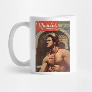 MUSCLES MAGAZINE - Vintage Physique Muscle Male Model Magazine Cover Mug